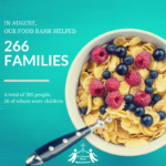 August Food Bank Stats