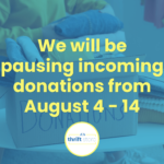 Thrift Store pausing donations